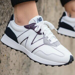 New Balance 327 Golf && Casual Womens Sneakers Shoes White Navy Plumb size 10